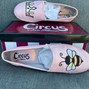 Circus by Sam Edelman Pink Bee & Crown Slip-On Espadrilles